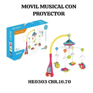 MOVIL MUSICAL PRIORI CON PROYECTOR