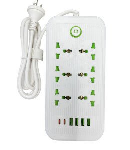 ALARGUE 2mts 6 ENTRADAS 4USB 2TIPO C 2000W 468 10-409 CBR.8.36 A49