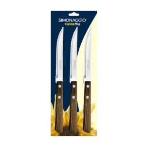 CUCHILLO X3 MANGO DE MADERA 402/3
C.2.04 A49