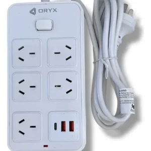 ALARGUE 2mts 5 ENTRADAS 2USB 1TIPO C 1800W 471 10-412 CBR.4.76 A49