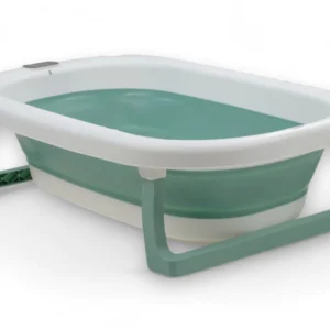 BAÑERA PLEGABLE C/TERMOMETRO AZUL OKBB0360 CBR.24.75 A49