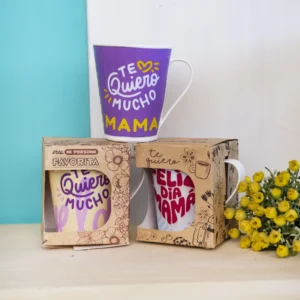 TAZA ESTAMPADA MAMA EN CAJA 45761 CBR.1.05 A49