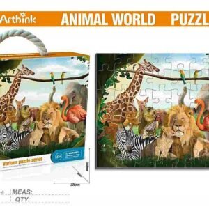 ROMPECABEZAS MUNDO ANIMAL MU0102 CBR.6.18 A49