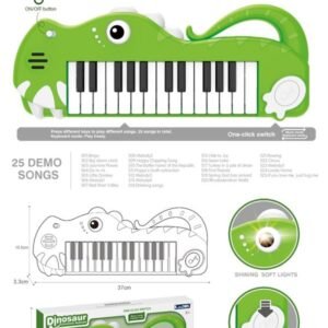 PIANO ELECTRÓNICO INFANTIL 
 DINO VERDE [CR403954] C.6 A49
