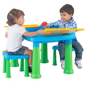 MESA DIACTICA AZUL C/2 SILLAS 4184 C.34 A49
