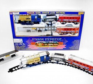 TREN C/VIAS 22 PZAS CAJA FD232211 CAJA LILA C.17.50 A49