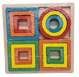 PUZZLE GEOMETRICO FDKW682 DE MADERA C.3.75 A49